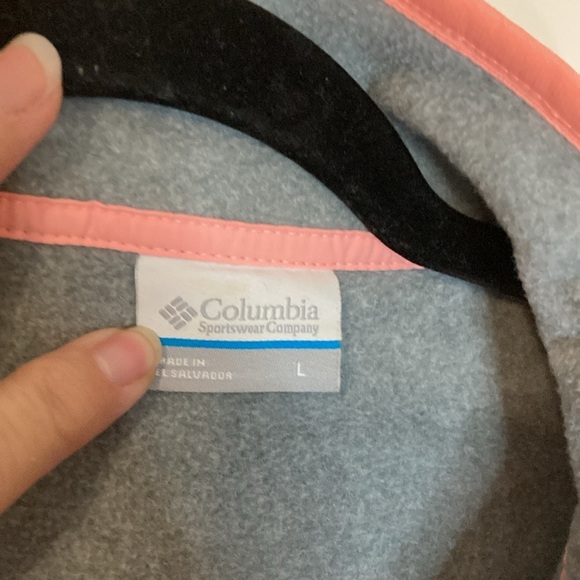 Columbia Pullover Fleece Women’s Grey Top size L - Picture 3 of 5